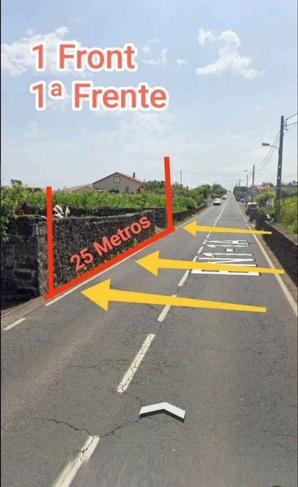 Terreno 25 Mts frente