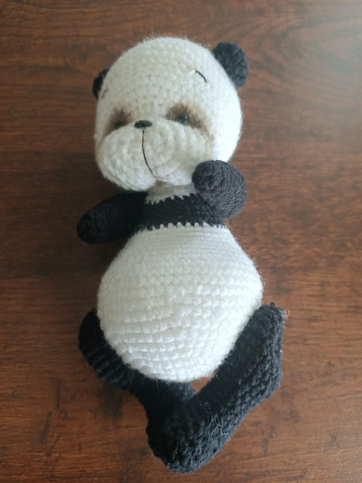 Śliczny miś panda amigurumi