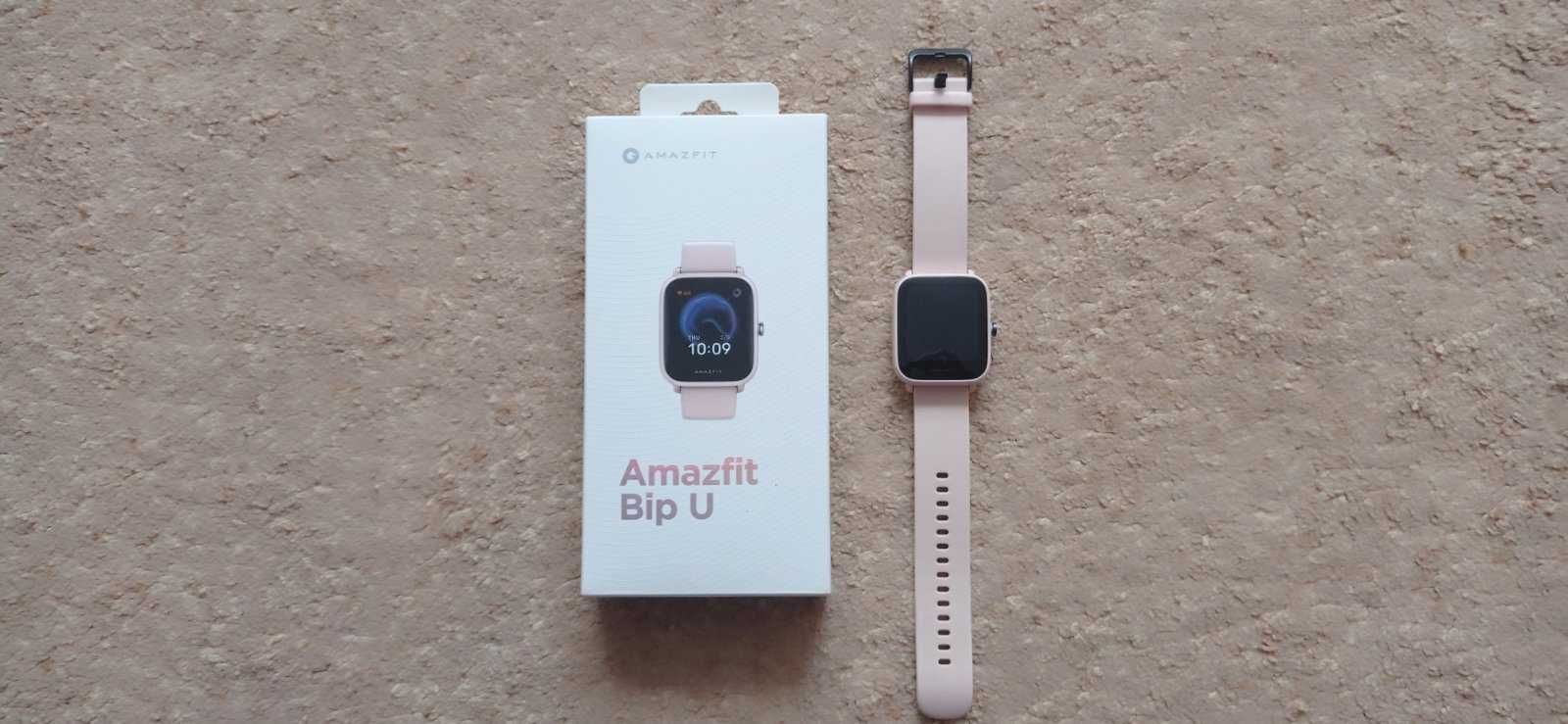 Смарт-годинник Amazfit Bip U Pink Розумний годинник Amazfit Bip U Pink