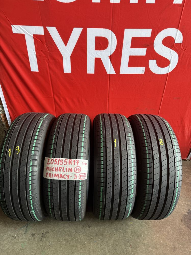 Pneus 205/55/17 Michelin Impecaveis todos iguais