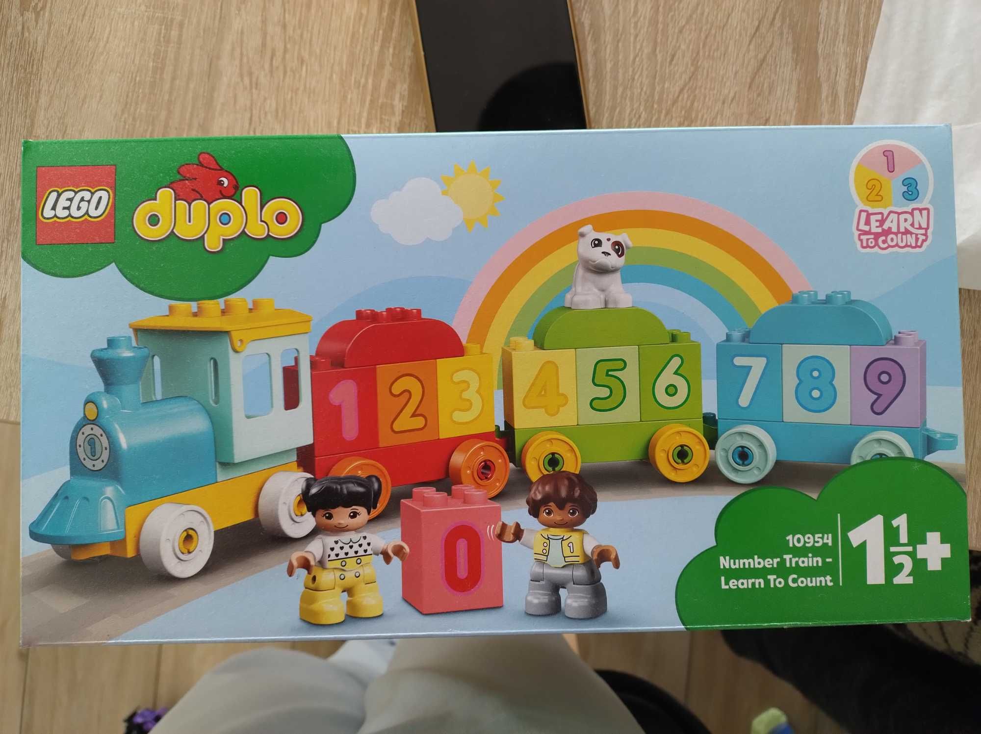 LEGO Duplo Pociąg z cyferkami Nauka liczenia 10954