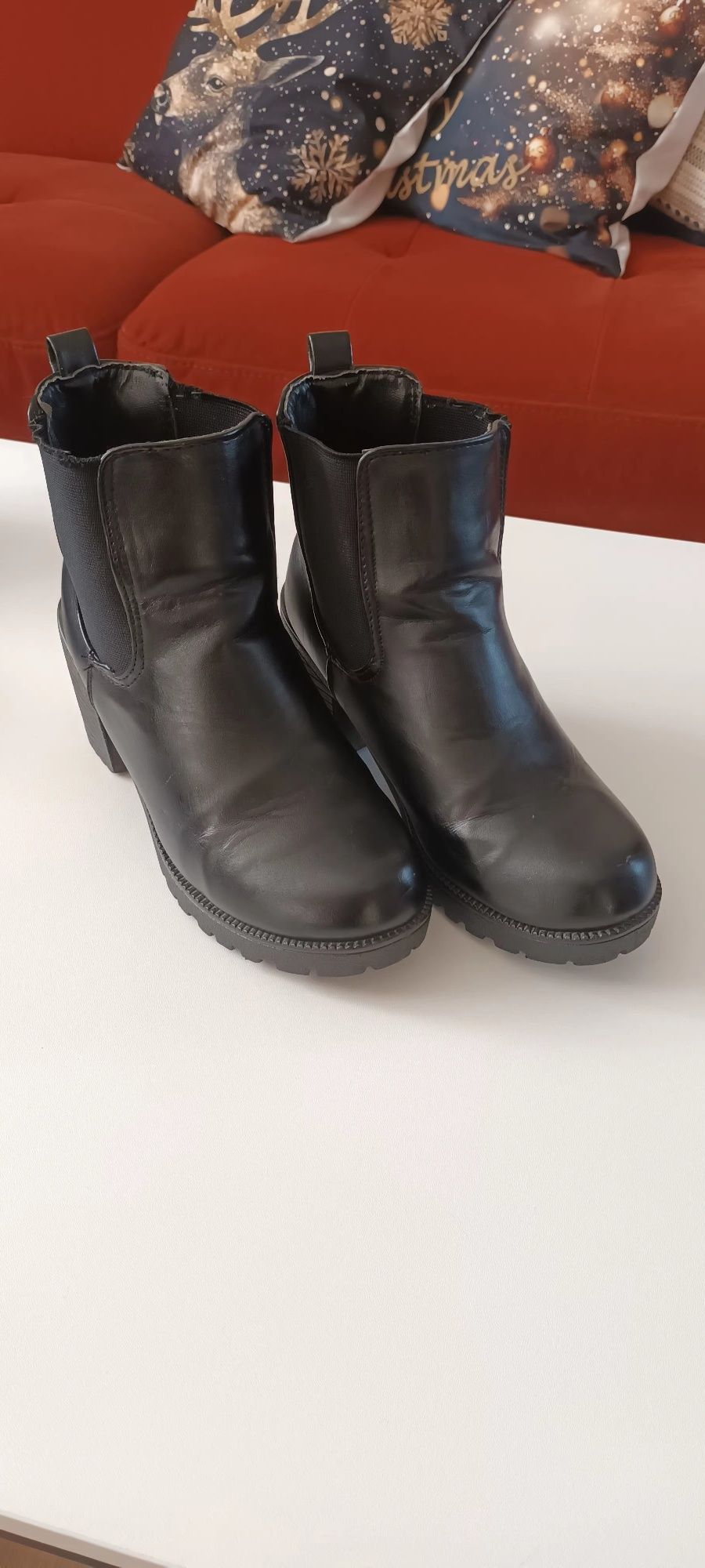 Botki czarne  roz.36