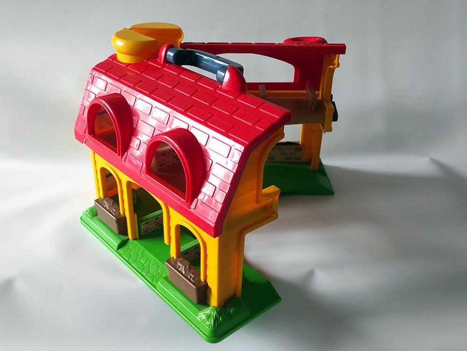 Домик ферма Раскрывающаяся конструкция Игровая основа 32х30х22 см