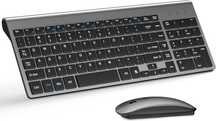 Zestaw klawiatury i myszy bezprzewodowej TopMate Ultra Slim, 2,4 GHz