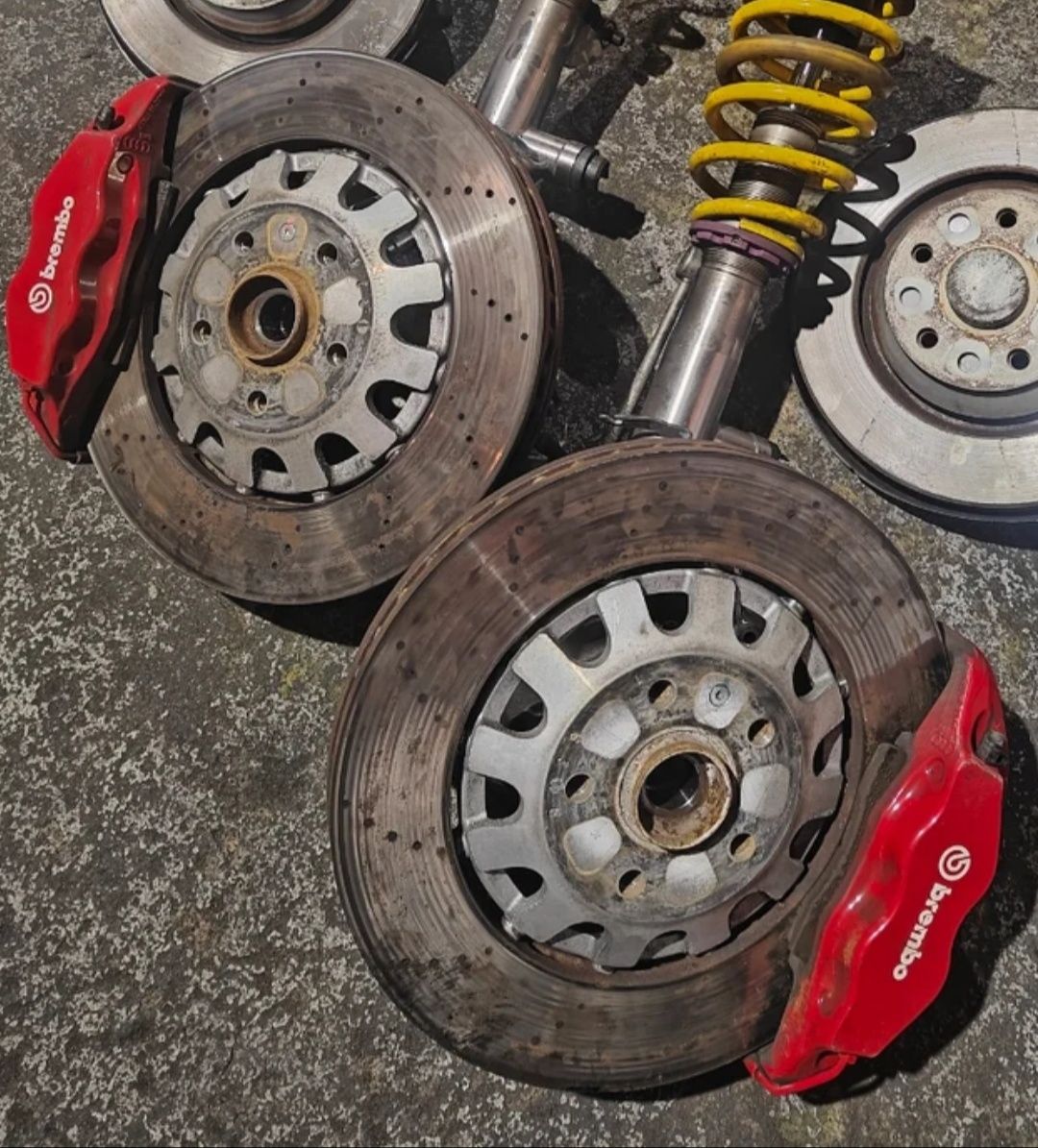 Brembo 4 Pistões 370mm Seat Leon VW Golf