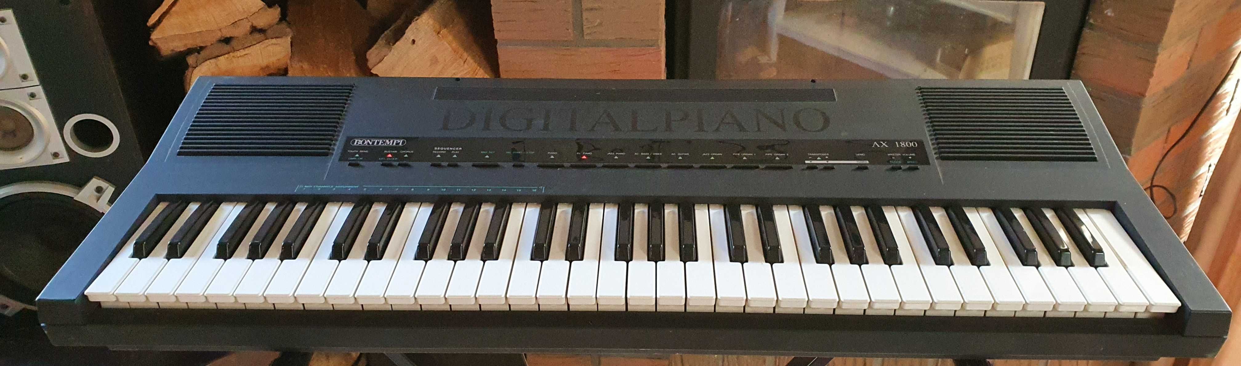 Pianino cyfrowe Bontempi, włoskie, Dynamiczna klawiatura