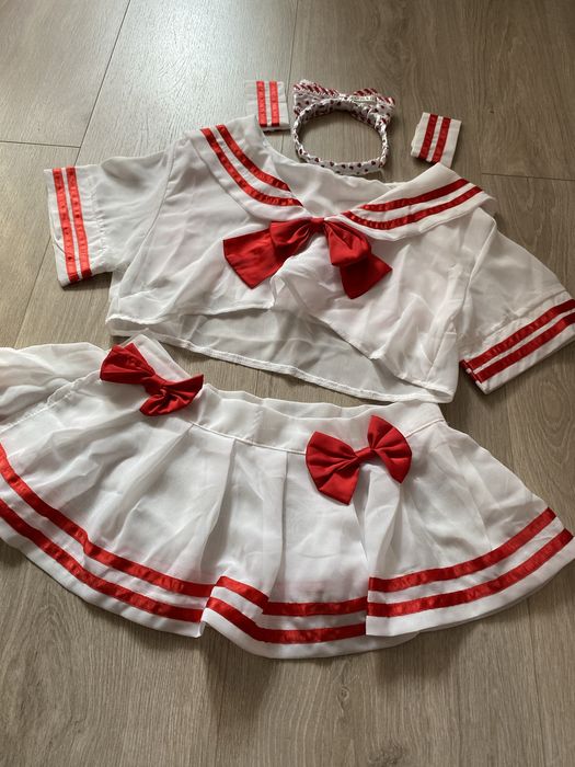 Костюм школярки морячки японська шкільна форма