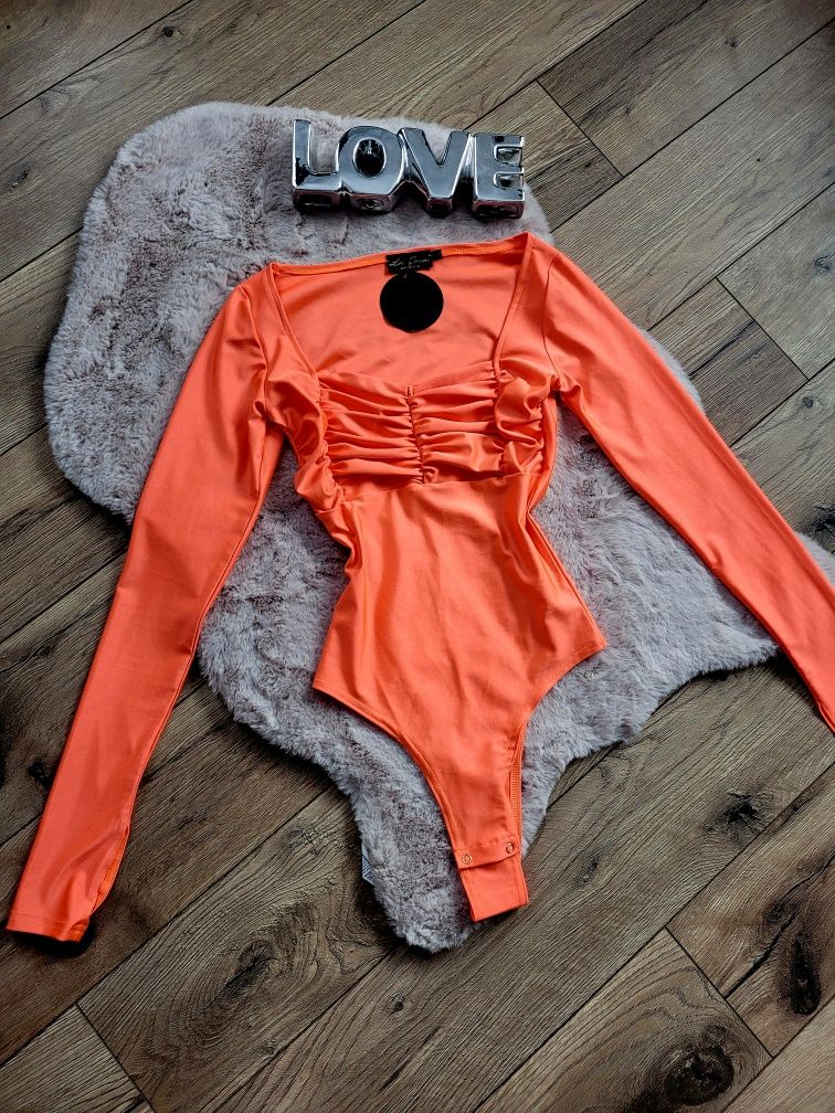 Body Lycra La Coca Lycra xs/s neon pomarańcz