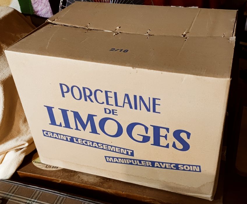 Serviço Jantar Limoges NOVO Porcelana 12pessoas LaFarge Vintage