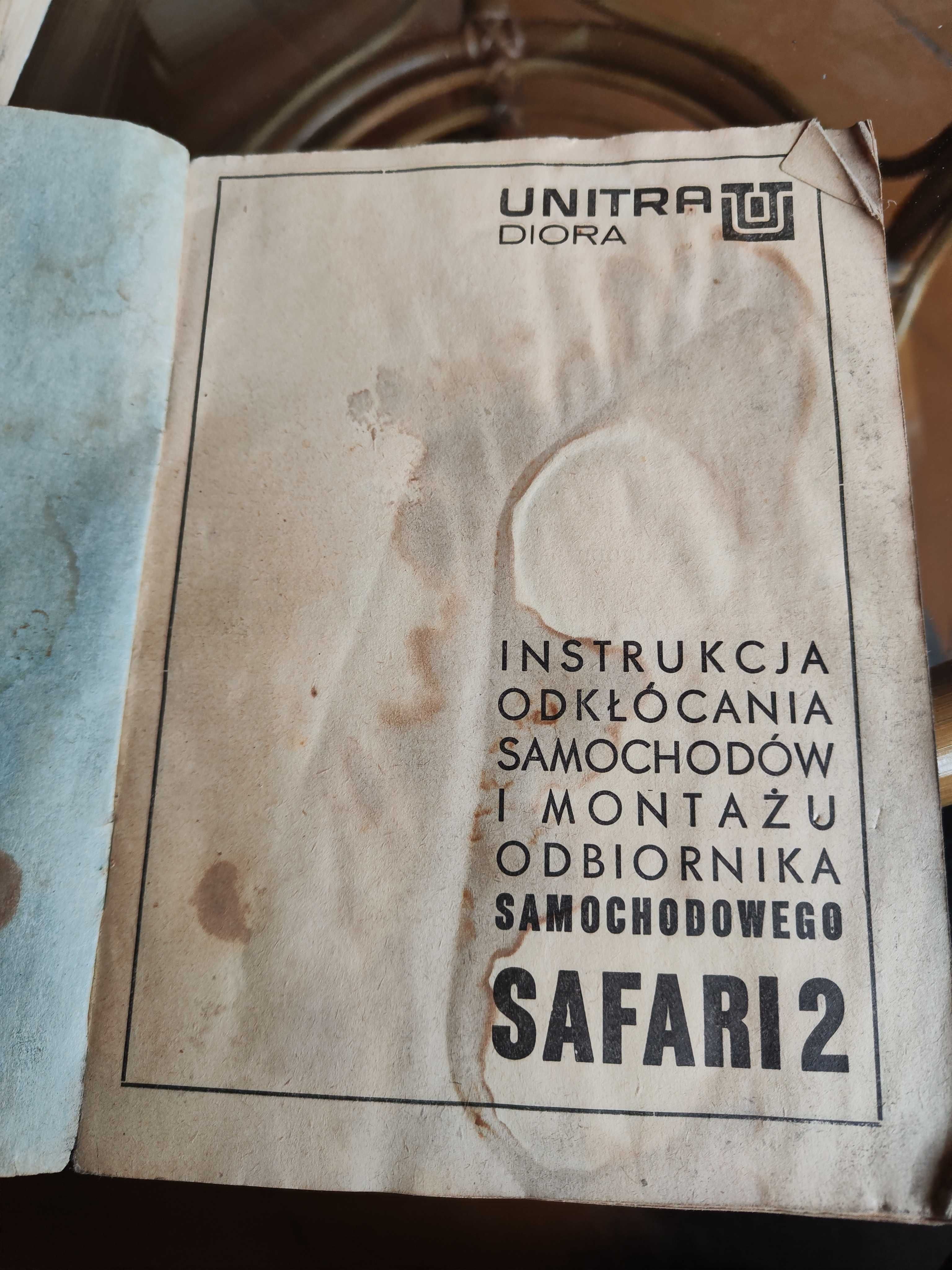 Instrukcja Safari 2 Unitra Diora