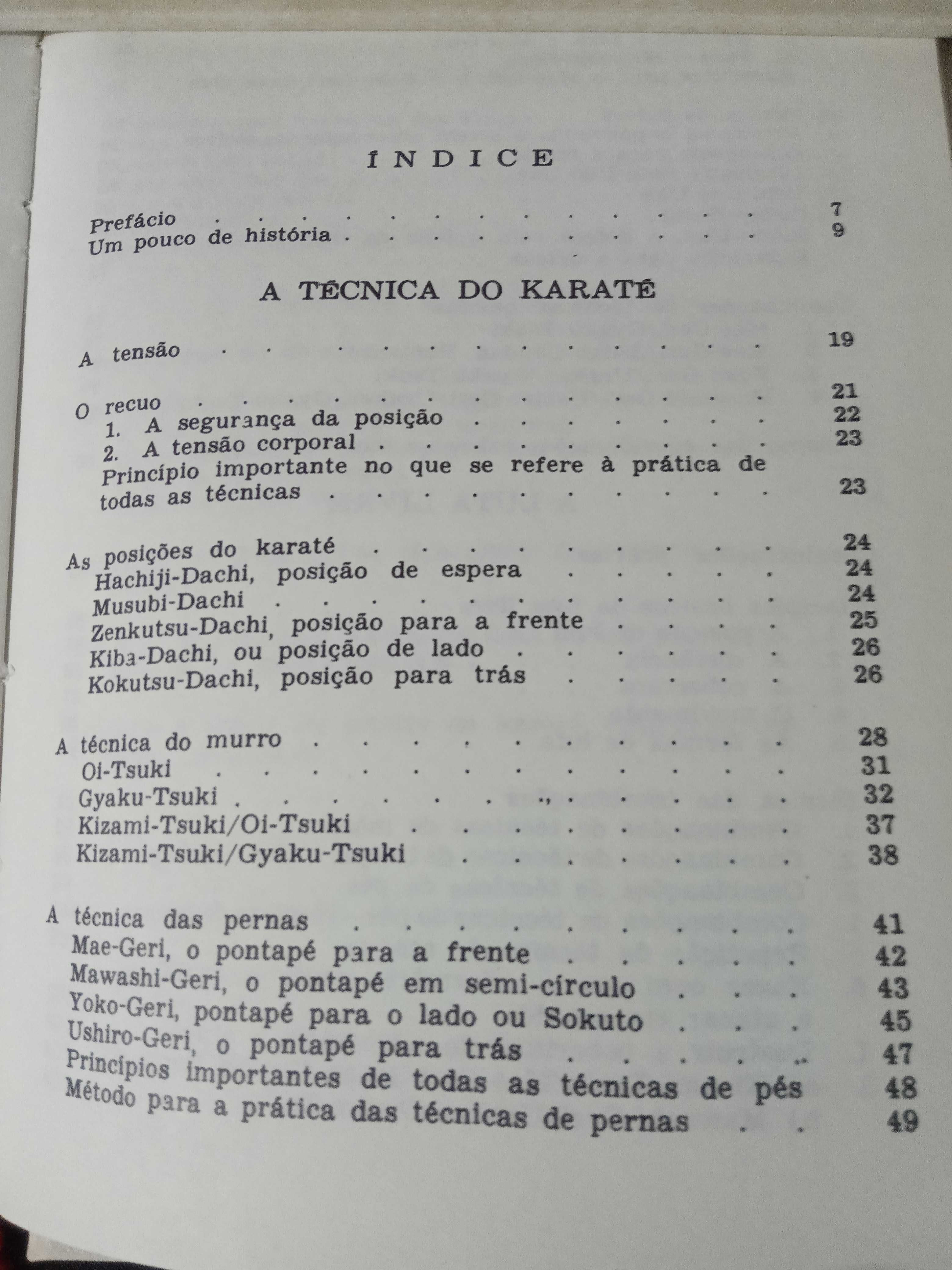 Karaté  e Judo - 2 livros Editorial Presença, 1979