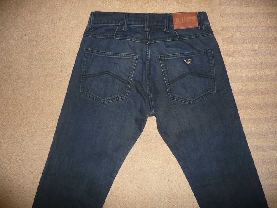 Spodnie dżinsy ARMANI W32/L30=42,5/100cm jeansy