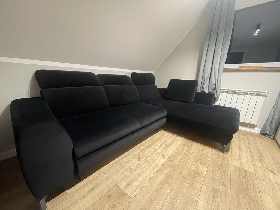 Narożnik z funkcją spania lewy, stan idealny na gwaracji