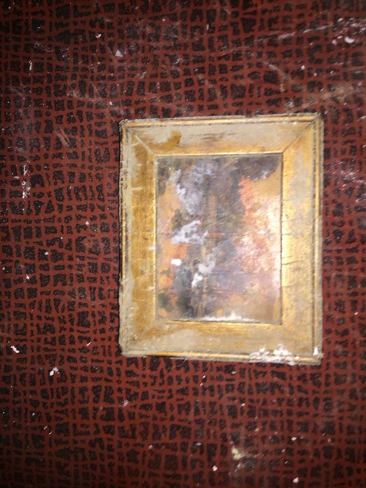 quadro pequeno antigo