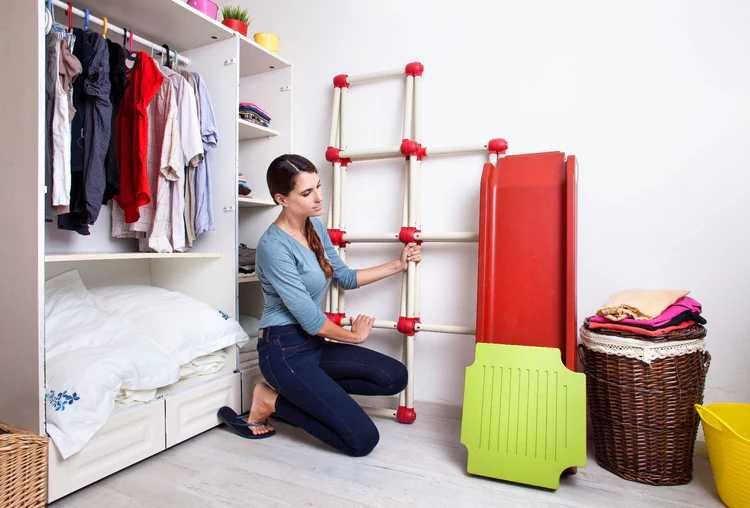 Estrutura ginásio e escorrega crianças