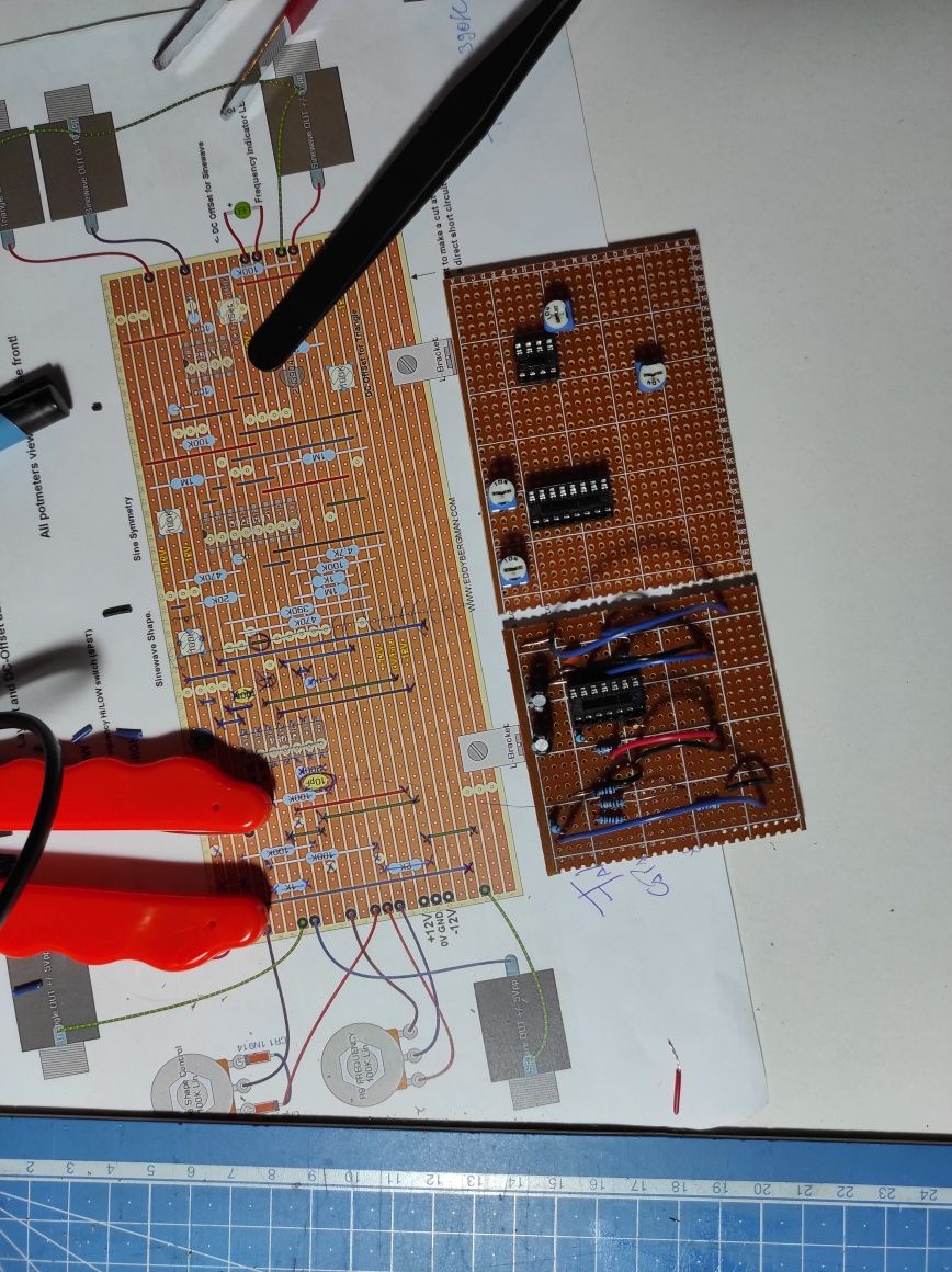 Sintetizador analógico DIY - trocas de componentes