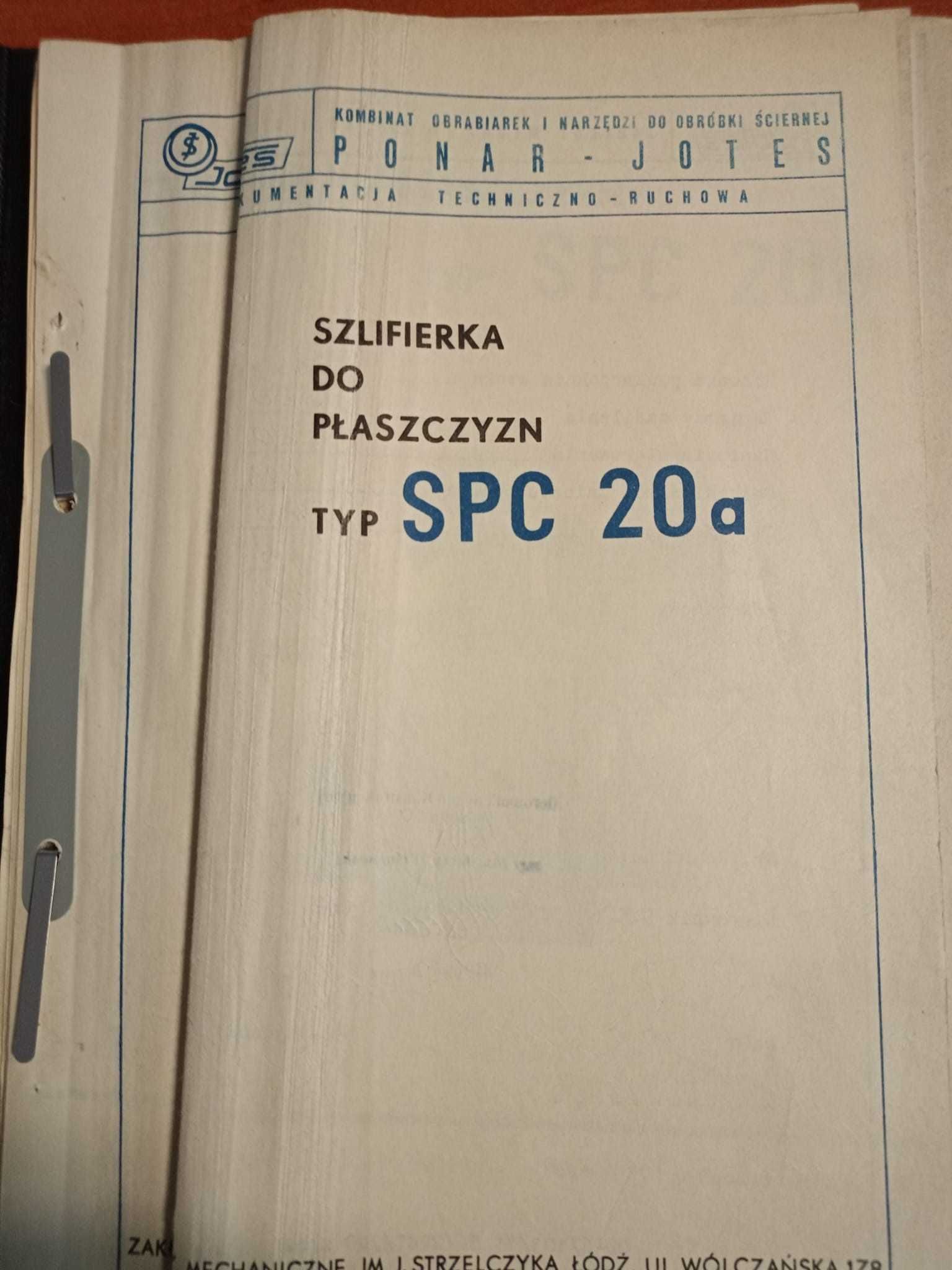 Szlifierka do płaszczyzn (magnesówka) JOTES SPC 20a