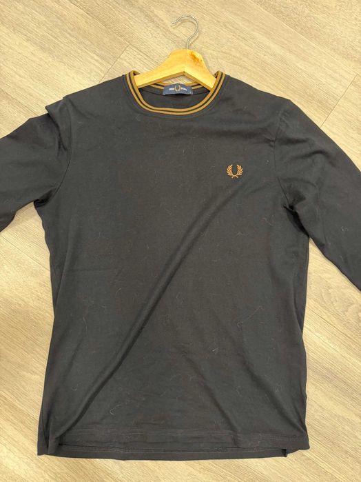Camisola Fred Perry Twin Tipped Preto Bronze