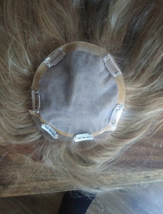 Topper włosy naturalne blond