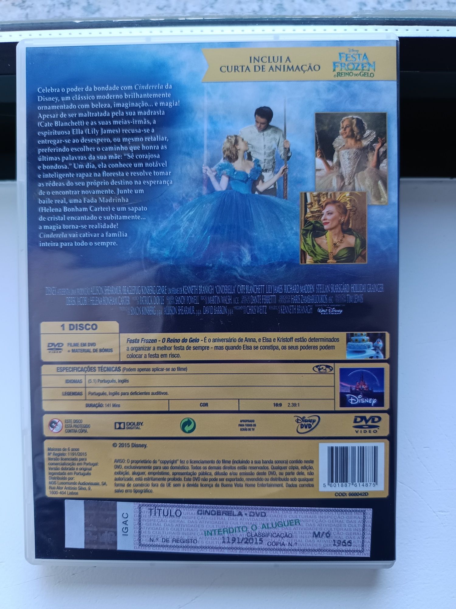 DVD Cinderela (Disney)