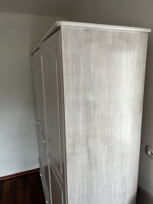 Drewniana szafa 170x200 Ikea + komoda