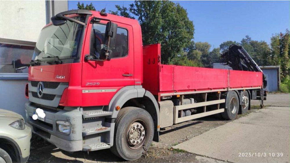 Mercedes benz Axor 2529/ Actros 2012r z HDS Atlas 120.2ZE