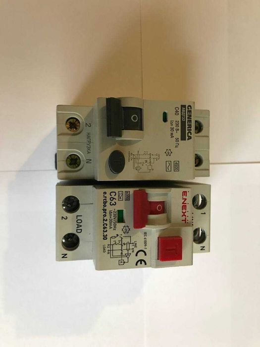 Дифавтомат АВДТ Generica АВДТ 32 1P+N, 40A, 30 mA. E.Next C 63А А 30мА