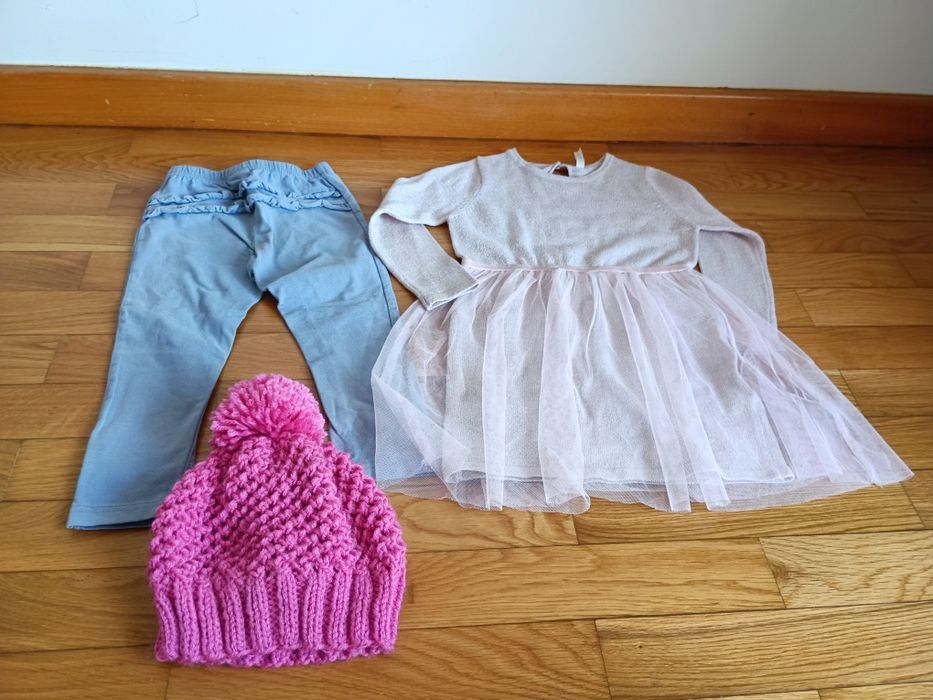 Lote de roupa de 14 peças de menina 24-36 meses