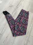 Legginsy w kwiatki narciarki fuseau zara xs s