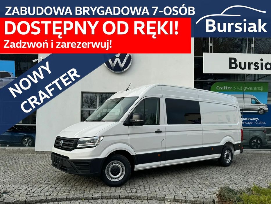 Volkswagen Crafter Zabudowa 7-osobowa Brygadówka • (957733)
