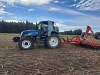 New holland t6050 plus 2009r miękka os kabina klimą