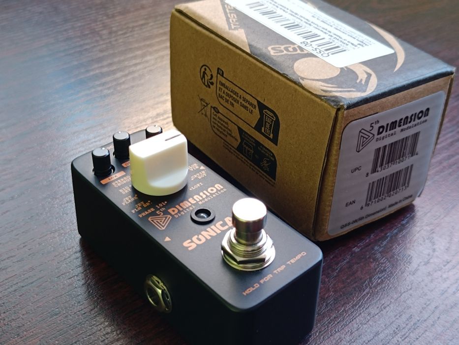 Sonicake 5th Dimension | гітарна педаль, 11 ефектів модуляції, Tap Tmp