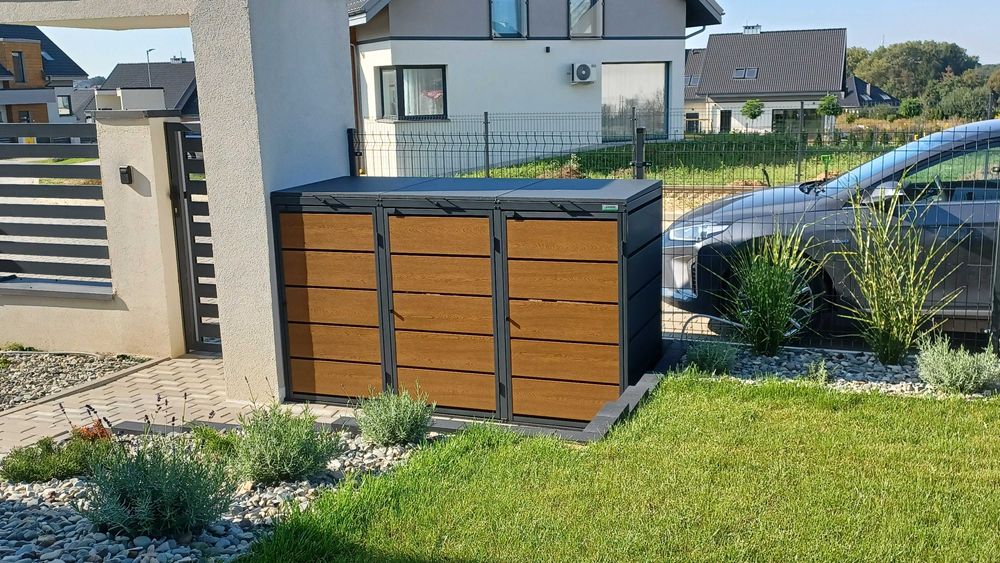 Obudowa Zabudowa Kosza Wiata Śmietnikowa  Domek Narzędziowy Garaż