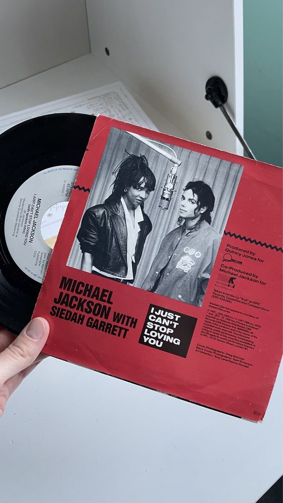 Michael Jackson płyta winylowa I Just Can’t Stop Loving You