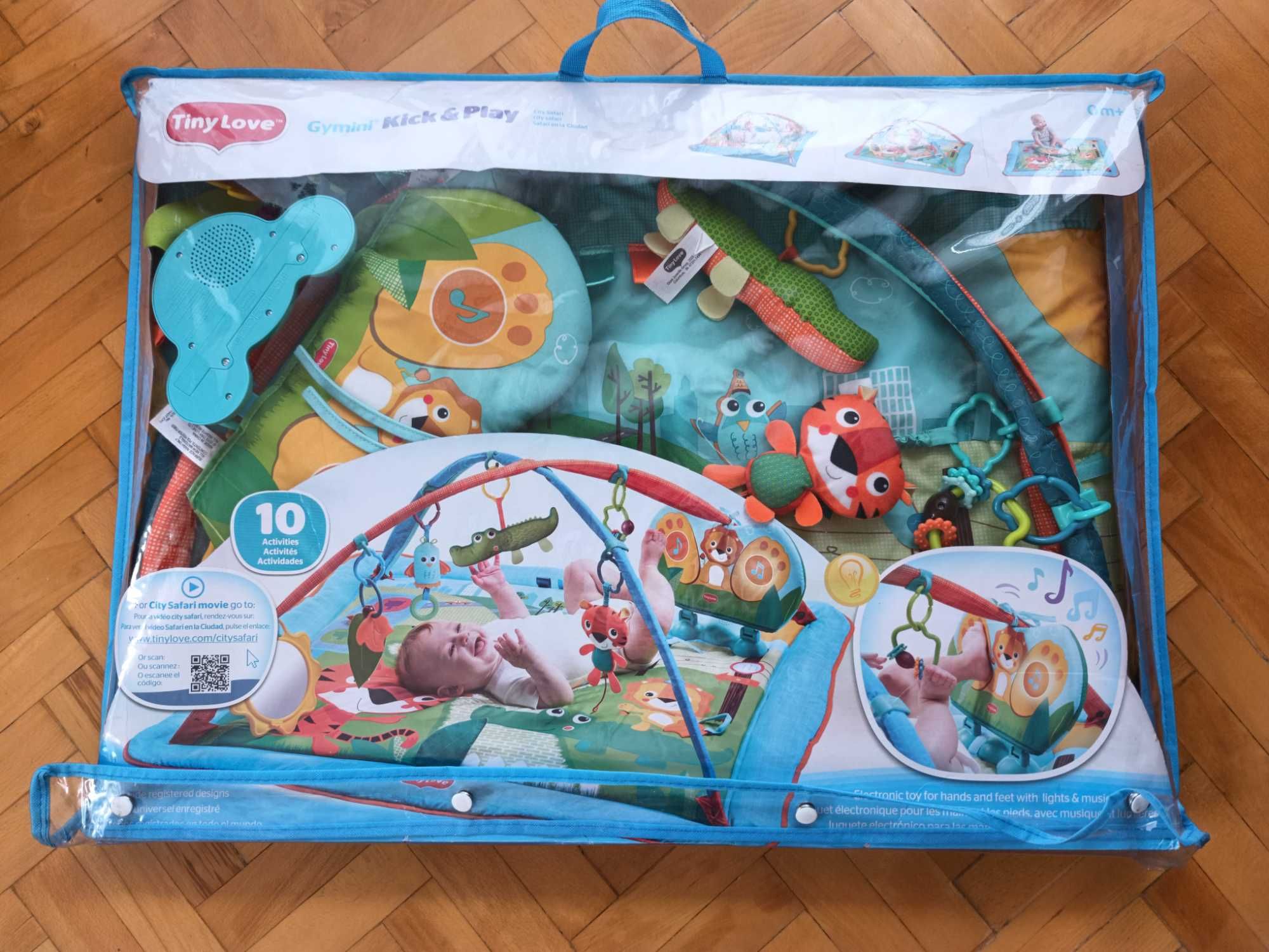 Mata Edukacyjna Interaktywna Kick & Play, Tiny Love; sensoryczna