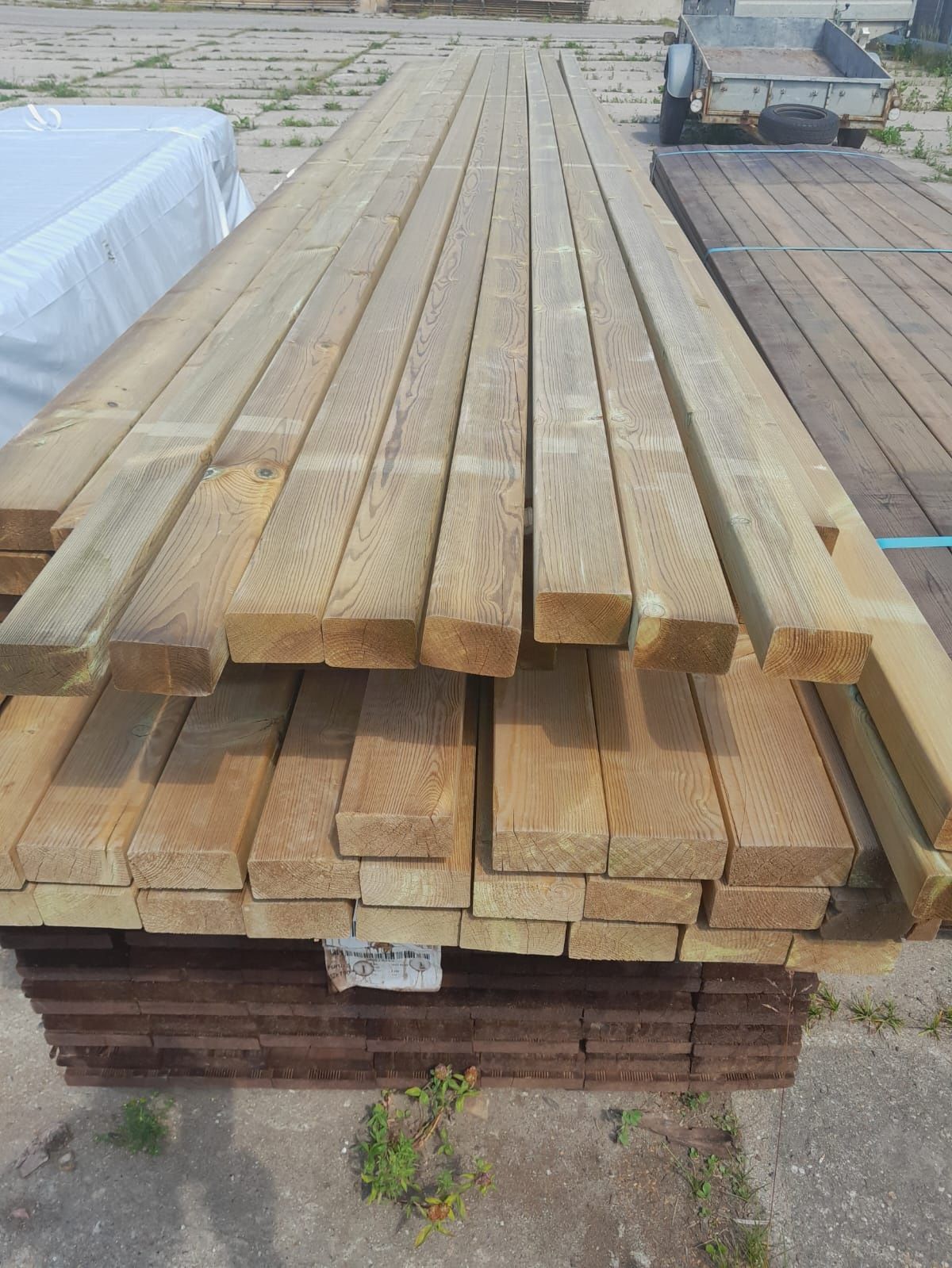Drewno konstrukcyjne impregnowane ciśnieniowo 45x70/95/120 mm