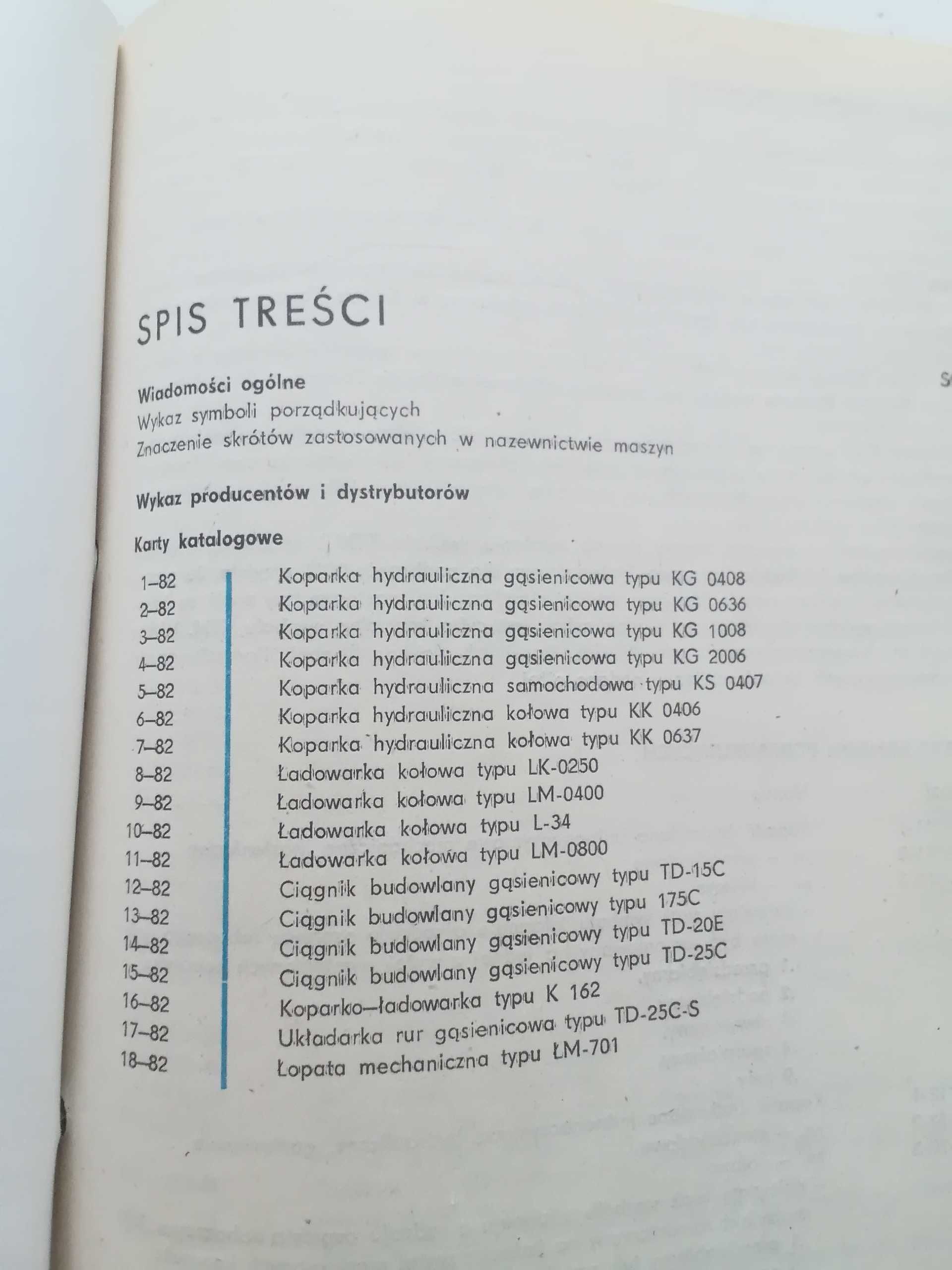 Maszyny i urządzenia do robót budowlanych ziemnych - katalog WEMA