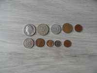 zestaw 10  różnych monet nr. 1