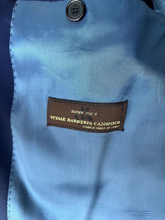Marynarka granatowa garnitur Bytom XL 54 XXL elegancki wełna wiskoza