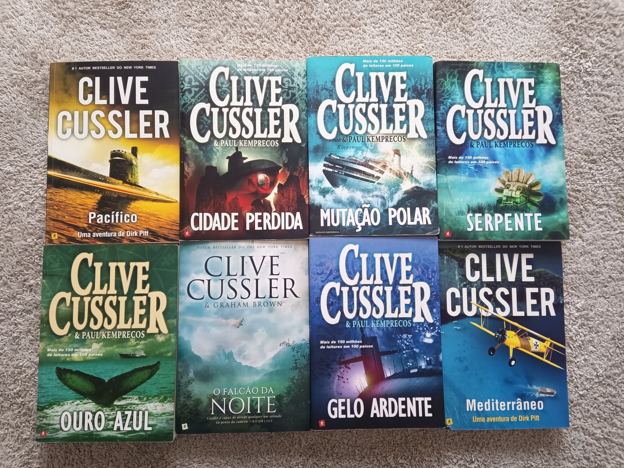 Coleção livros Clive Cussler