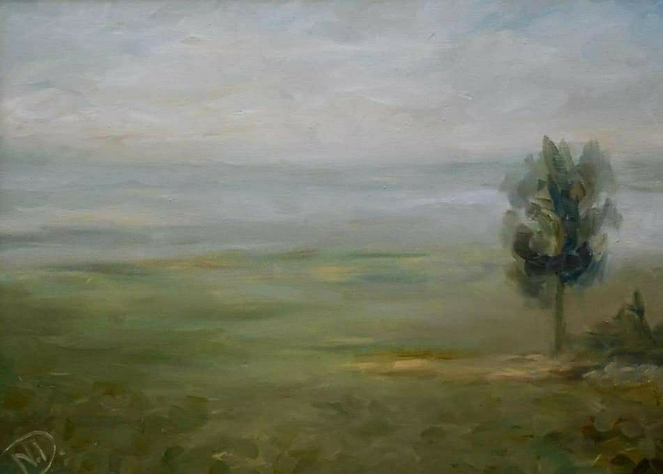 Картина "Туман", олія (масло), полотно