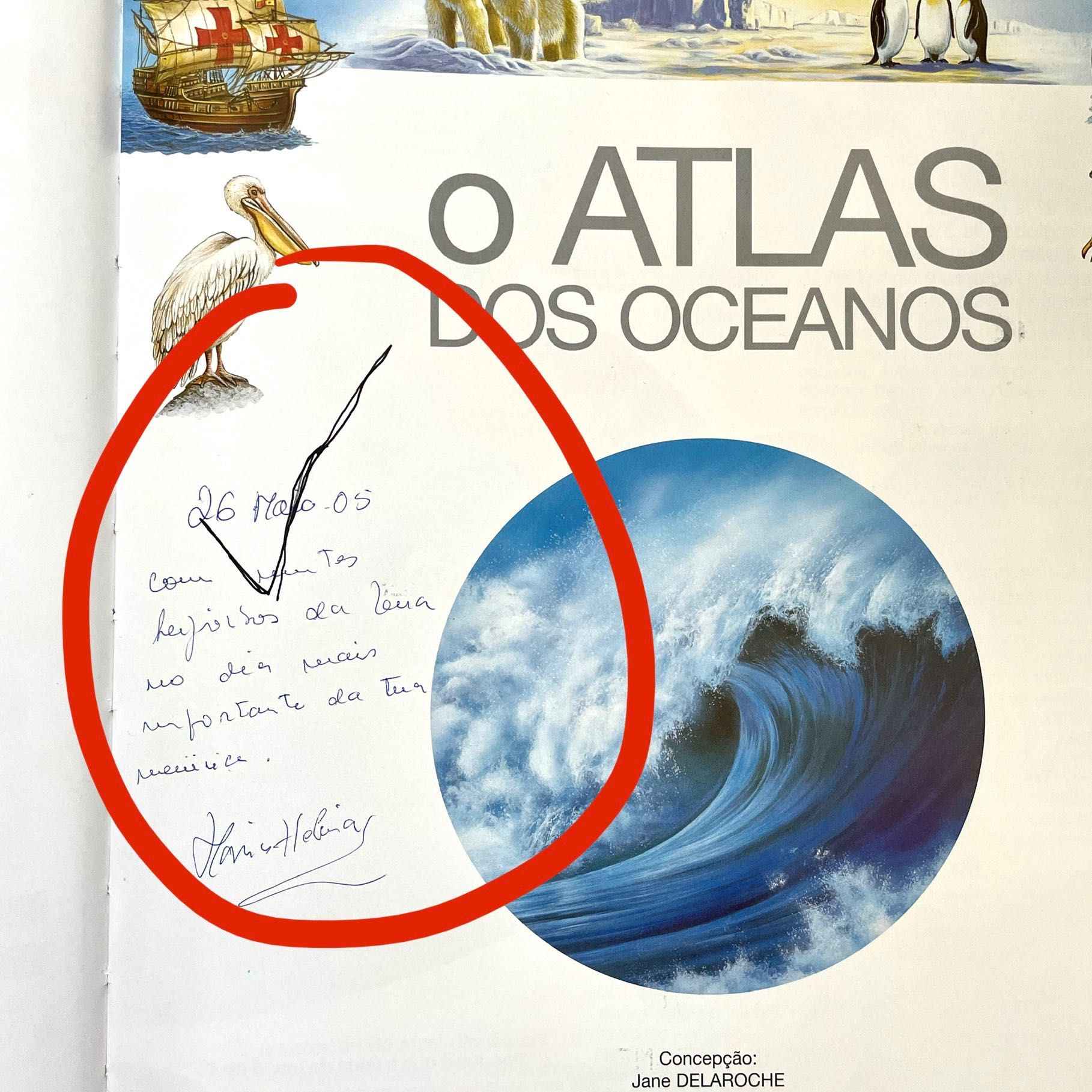 Livro Juvenil - Atlas Dos Oceanos, 2001