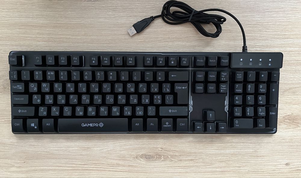 Клавіатура GamePro Nitro+ GK576 Black