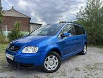 VOLKSWAGEN TOURAN 1.9 TDI 105KM 2005r 7 Osobowy Klimatyzacja ZADBANY