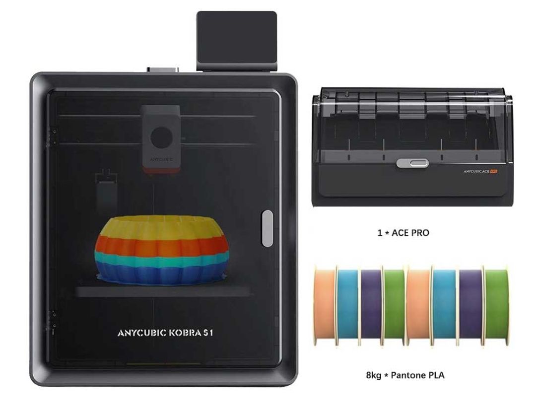 Impressora 3D Anycubic Kobra S1 Combo