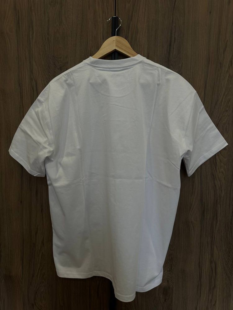 Carhartt WIP W' S/S Blush Logo-Embroidered T-Shirt - White кархарт
