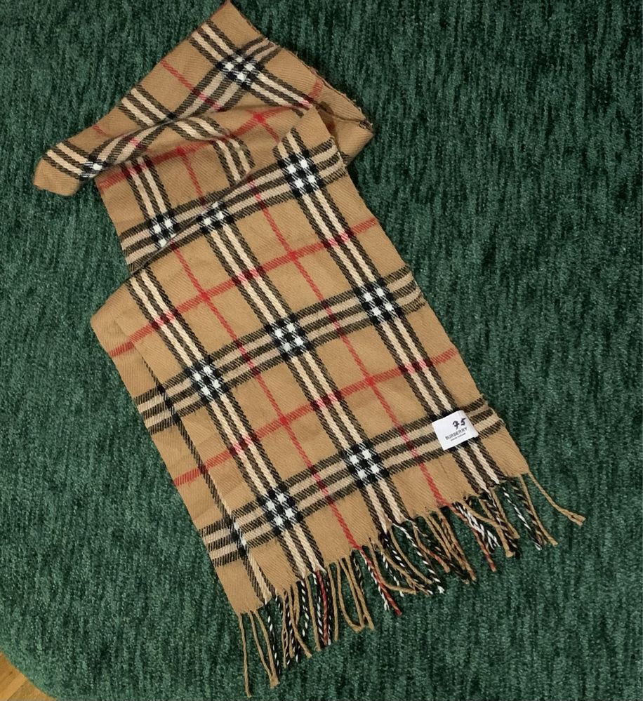 Шарф бафф Burberry London Burberrys Monogram wool cashmere