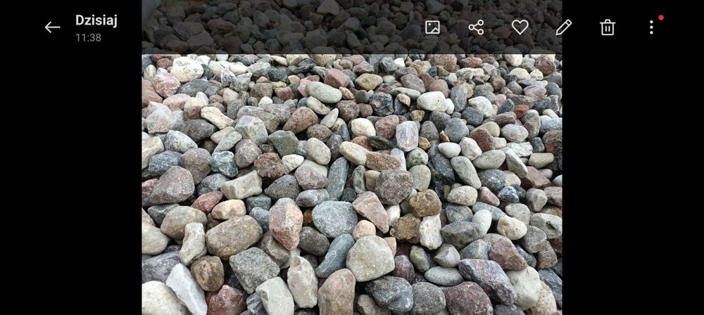 Grys  granitowy ozdobny green serpentynit 4-31.5mm