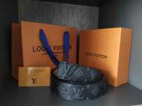 Pasek Louis Vuitton czarny 110cm