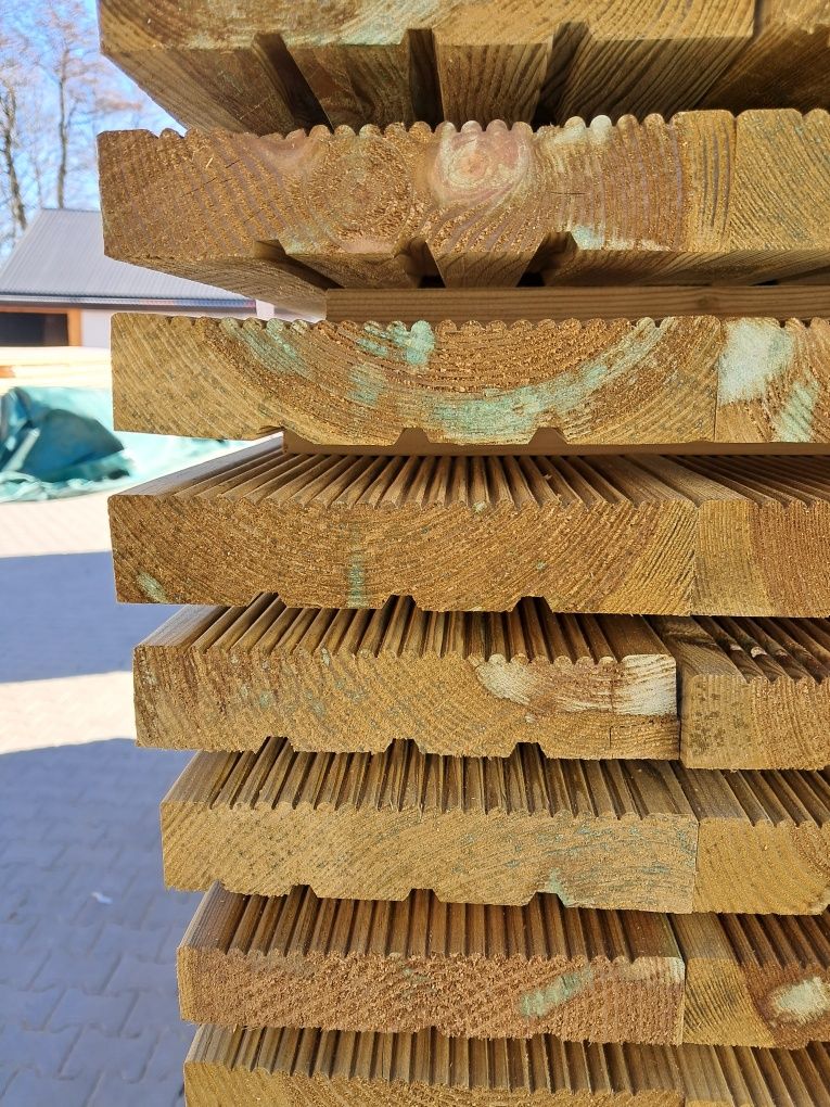 PRODUCENT deska tarasowa, podłogowa30x150  impregnowana ciśnieniowo